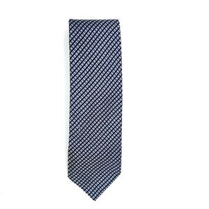 Michael Kors Men's Navy Blue Geometric Silk Tie